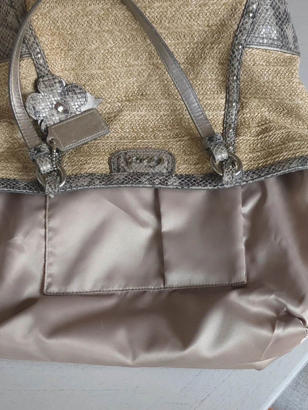 Coach Alexandra Straw Tote BagStyle: B1320-F21959